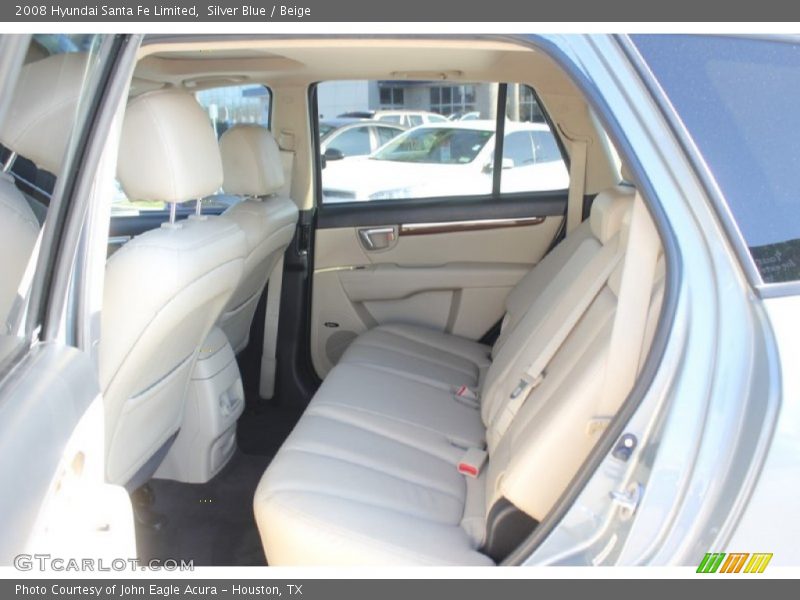 Silver Blue / Beige 2008 Hyundai Santa Fe Limited