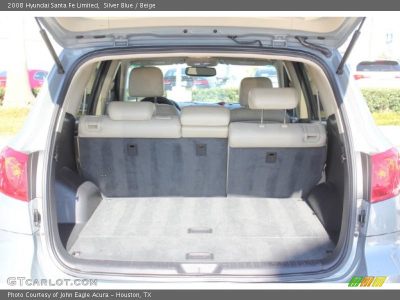 Silver Blue / Beige 2008 Hyundai Santa Fe Limited