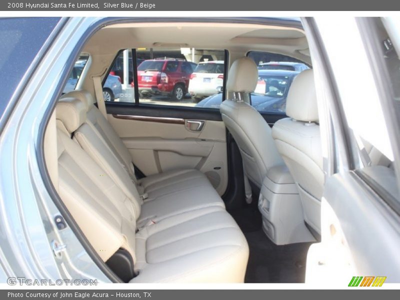 Silver Blue / Beige 2008 Hyundai Santa Fe Limited