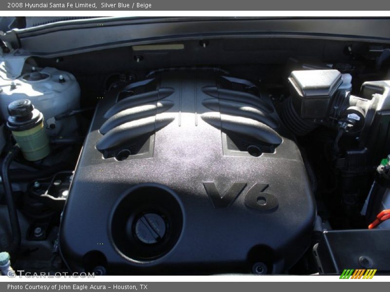 Silver Blue / Beige 2008 Hyundai Santa Fe Limited