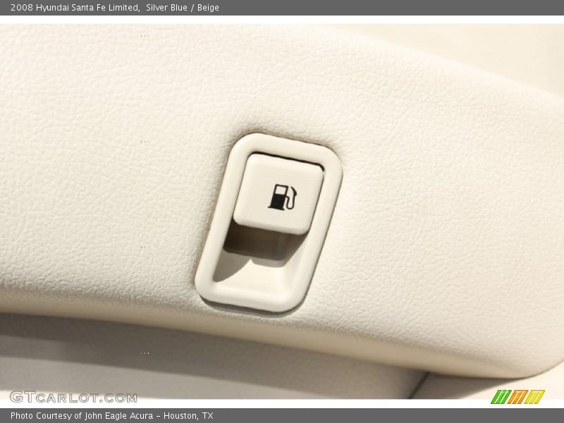Silver Blue / Beige 2008 Hyundai Santa Fe Limited