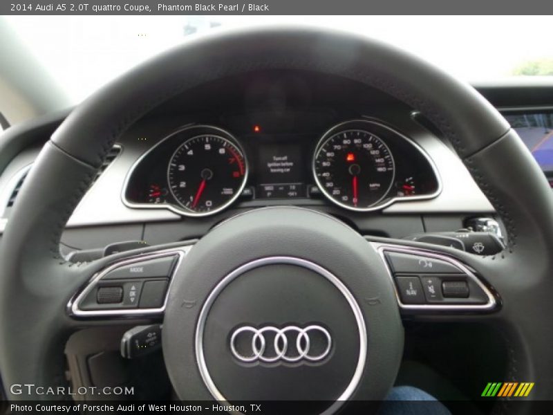 Phantom Black Pearl / Black 2014 Audi A5 2.0T quattro Coupe