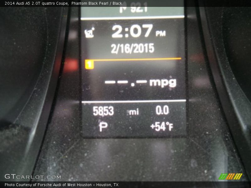 Phantom Black Pearl / Black 2014 Audi A5 2.0T quattro Coupe
