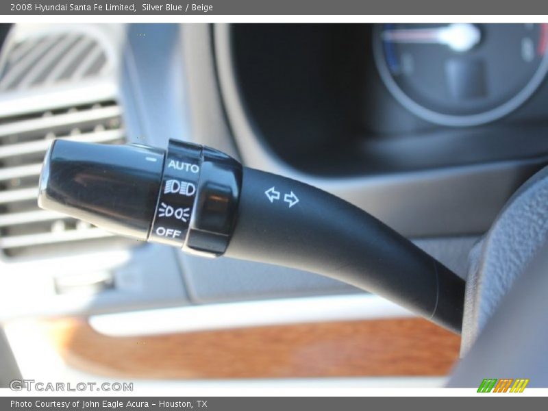 Silver Blue / Beige 2008 Hyundai Santa Fe Limited