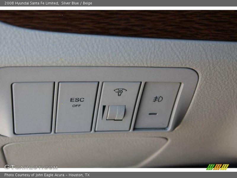 Silver Blue / Beige 2008 Hyundai Santa Fe Limited