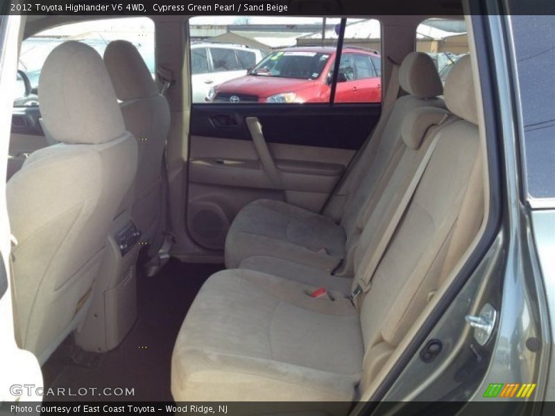 Cypress Green Pearl / Sand Beige 2012 Toyota Highlander V6 4WD