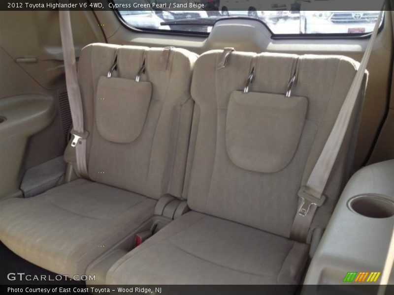 Cypress Green Pearl / Sand Beige 2012 Toyota Highlander V6 4WD
