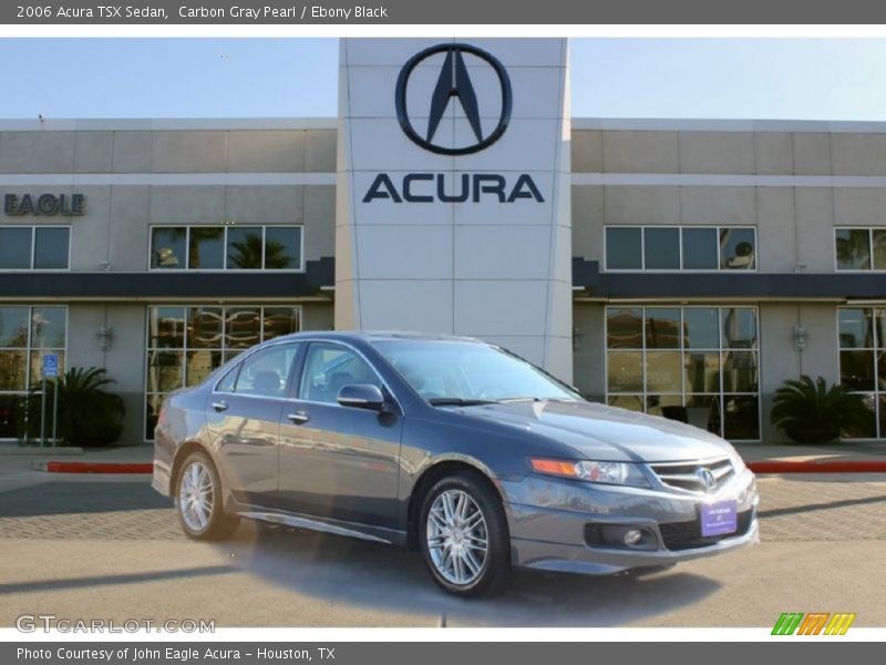 Carbon Gray Pearl / Ebony Black 2006 Acura TSX Sedan