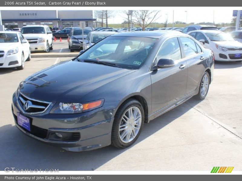Carbon Gray Pearl / Ebony Black 2006 Acura TSX Sedan