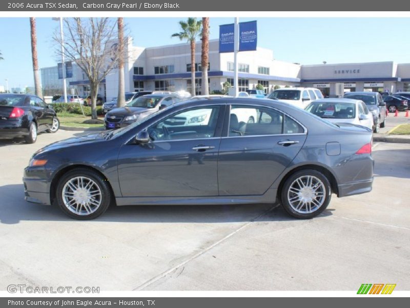 Carbon Gray Pearl / Ebony Black 2006 Acura TSX Sedan