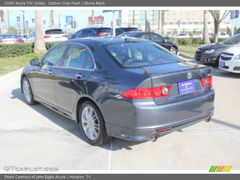Carbon Gray Pearl / Ebony Black 2006 Acura TSX Sedan