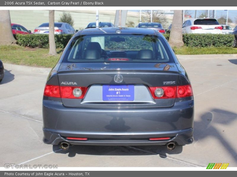 Carbon Gray Pearl / Ebony Black 2006 Acura TSX Sedan