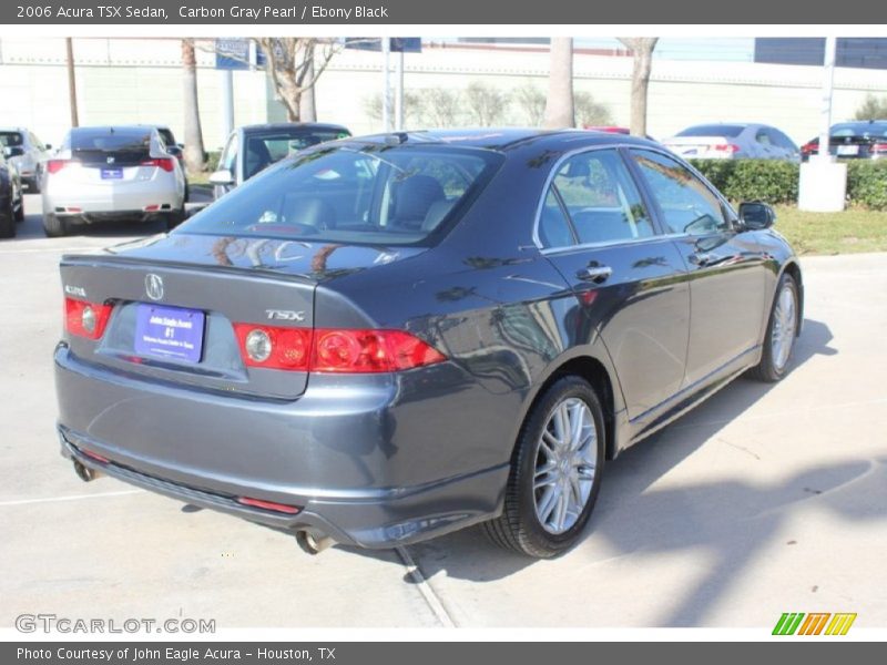 Carbon Gray Pearl / Ebony Black 2006 Acura TSX Sedan