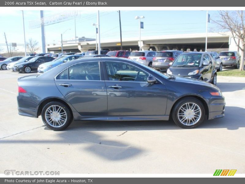 Carbon Gray Pearl / Ebony Black 2006 Acura TSX Sedan