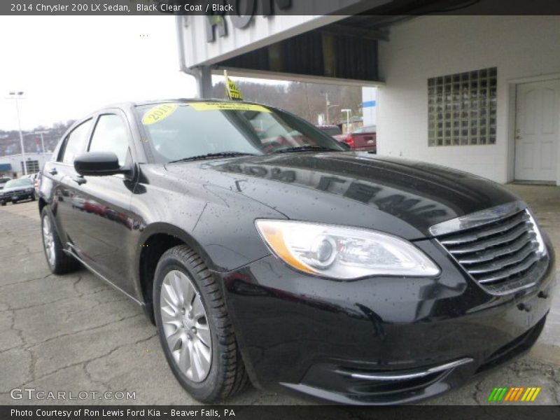 Black Clear Coat / Black 2014 Chrysler 200 LX Sedan