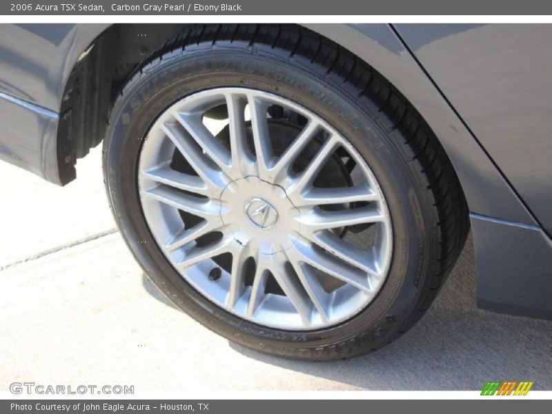 Carbon Gray Pearl / Ebony Black 2006 Acura TSX Sedan
