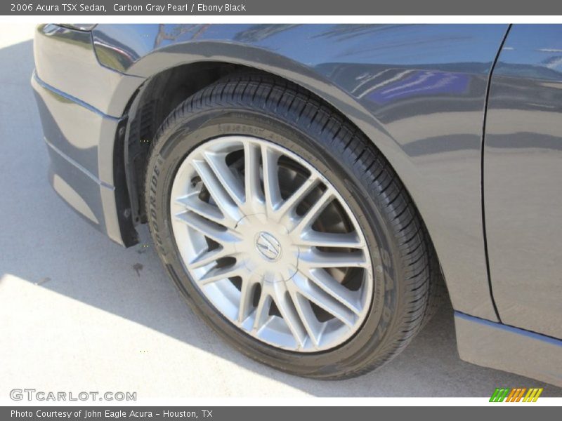 Carbon Gray Pearl / Ebony Black 2006 Acura TSX Sedan