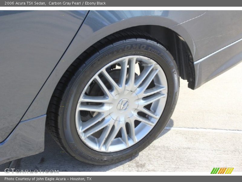 Carbon Gray Pearl / Ebony Black 2006 Acura TSX Sedan