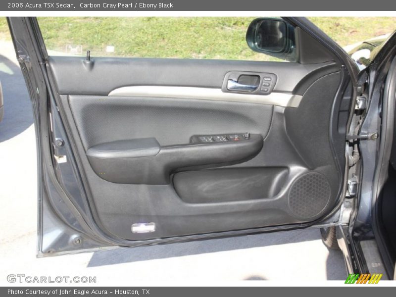 Carbon Gray Pearl / Ebony Black 2006 Acura TSX Sedan