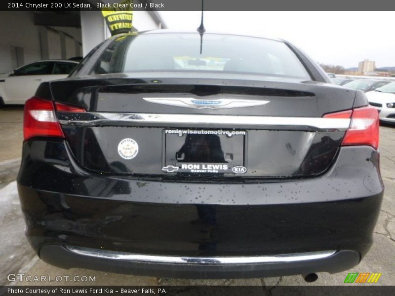 Black Clear Coat / Black 2014 Chrysler 200 LX Sedan