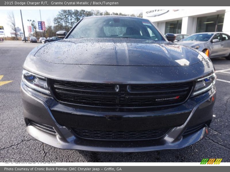 Granite Crystal Metallic / Black/Tungsten 2015 Dodge Charger R/T