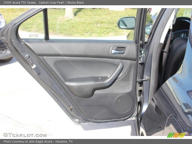 Carbon Gray Pearl / Ebony Black 2006 Acura TSX Sedan