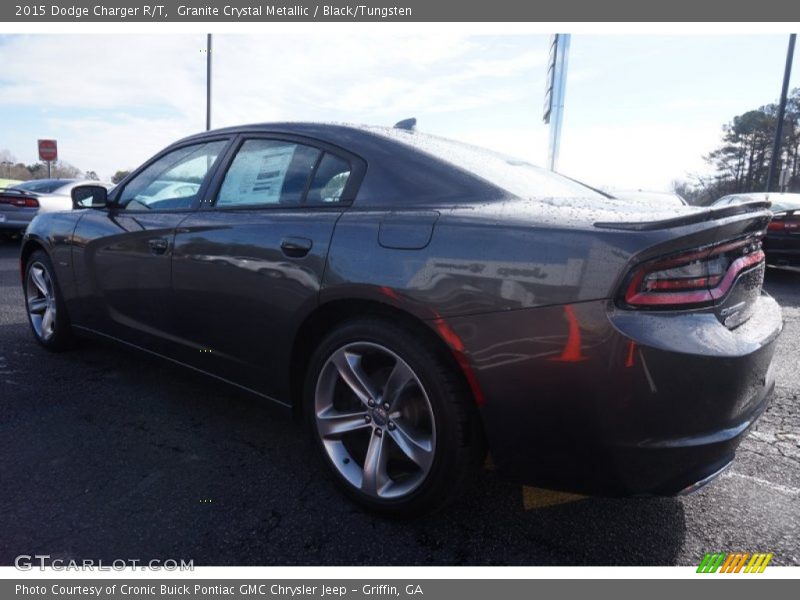 Granite Crystal Metallic / Black/Tungsten 2015 Dodge Charger R/T