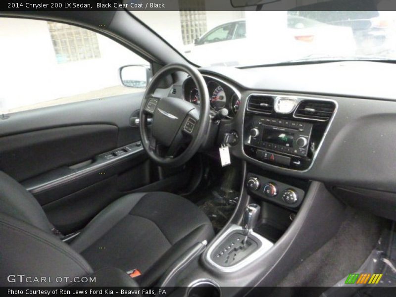 Black Clear Coat / Black 2014 Chrysler 200 LX Sedan