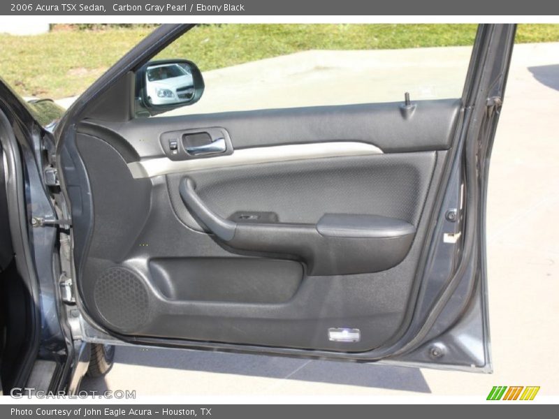 Carbon Gray Pearl / Ebony Black 2006 Acura TSX Sedan