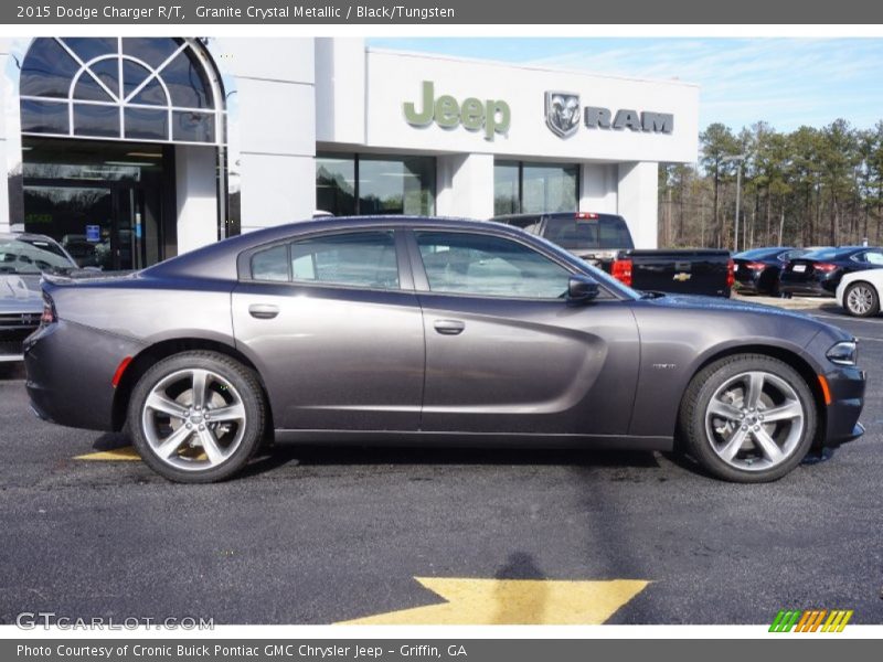 Granite Crystal Metallic / Black/Tungsten 2015 Dodge Charger R/T