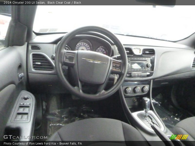 Black Clear Coat / Black 2014 Chrysler 200 LX Sedan