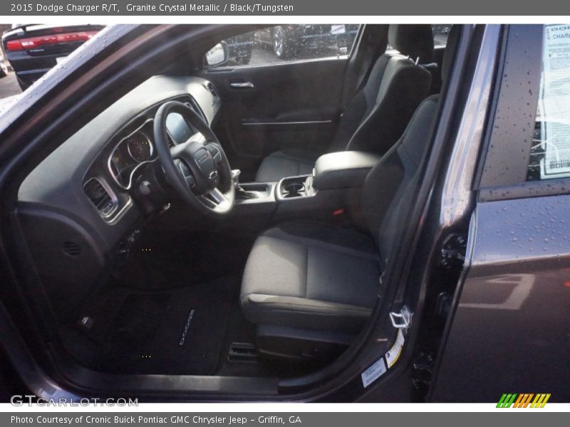 Granite Crystal Metallic / Black/Tungsten 2015 Dodge Charger R/T