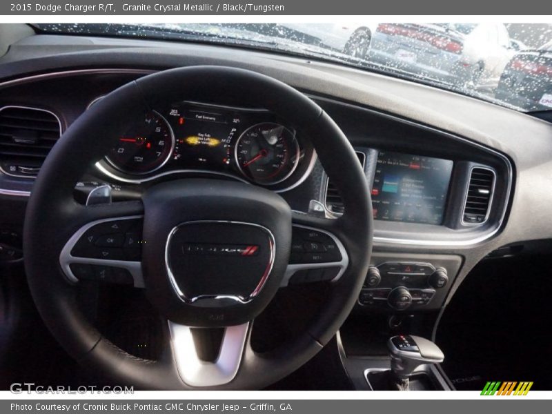 Granite Crystal Metallic / Black/Tungsten 2015 Dodge Charger R/T