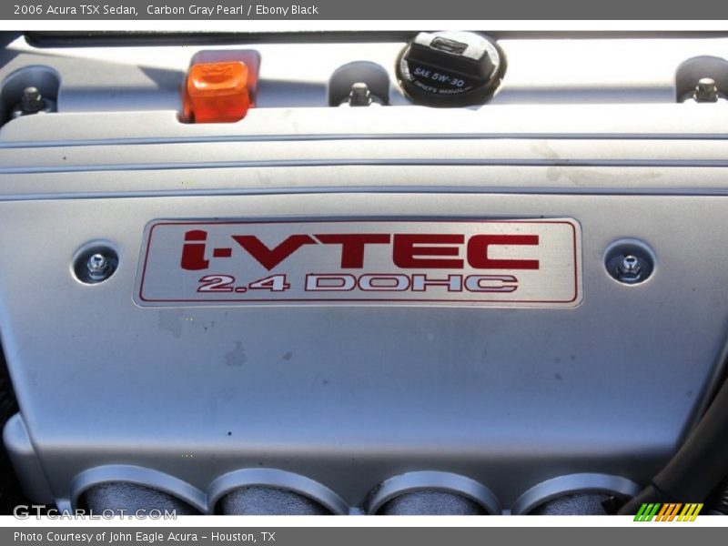 Carbon Gray Pearl / Ebony Black 2006 Acura TSX Sedan