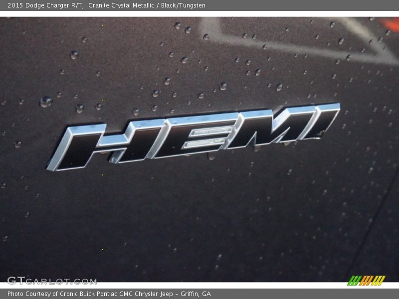 Granite Crystal Metallic / Black/Tungsten 2015 Dodge Charger R/T