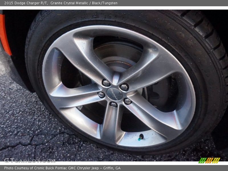 Granite Crystal Metallic / Black/Tungsten 2015 Dodge Charger R/T
