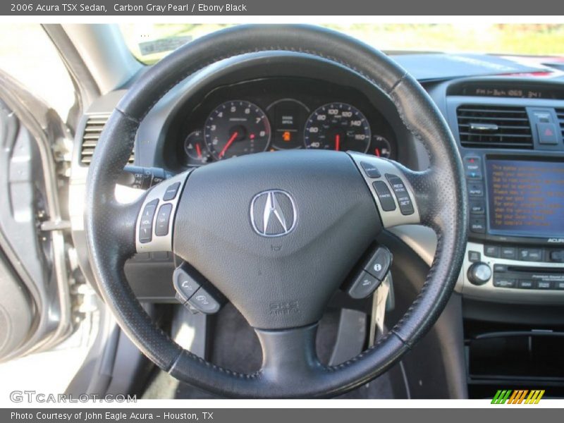 Carbon Gray Pearl / Ebony Black 2006 Acura TSX Sedan
