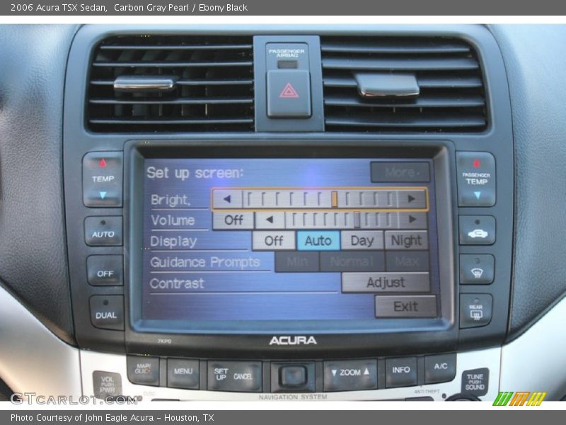 Carbon Gray Pearl / Ebony Black 2006 Acura TSX Sedan