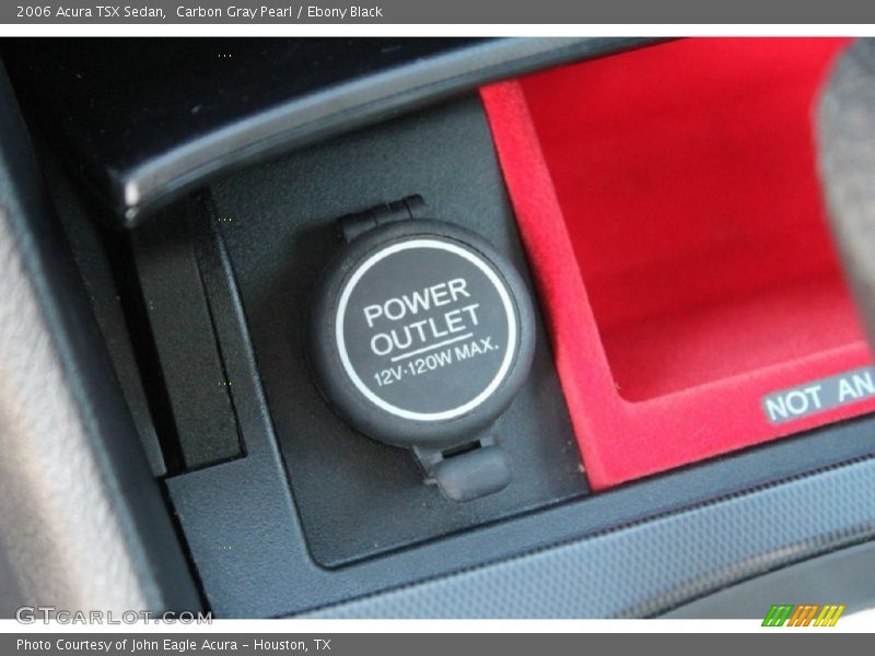 Carbon Gray Pearl / Ebony Black 2006 Acura TSX Sedan