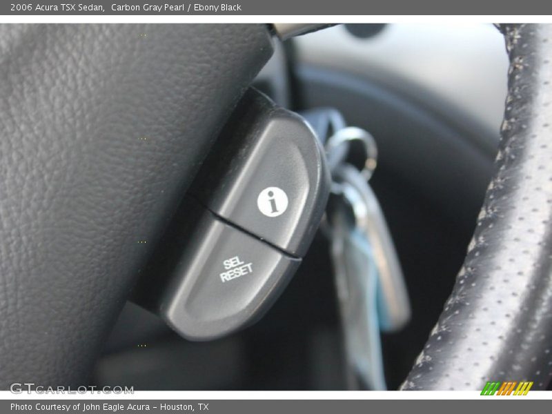 Carbon Gray Pearl / Ebony Black 2006 Acura TSX Sedan