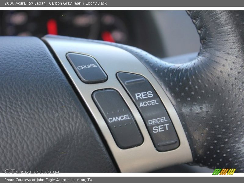 Carbon Gray Pearl / Ebony Black 2006 Acura TSX Sedan