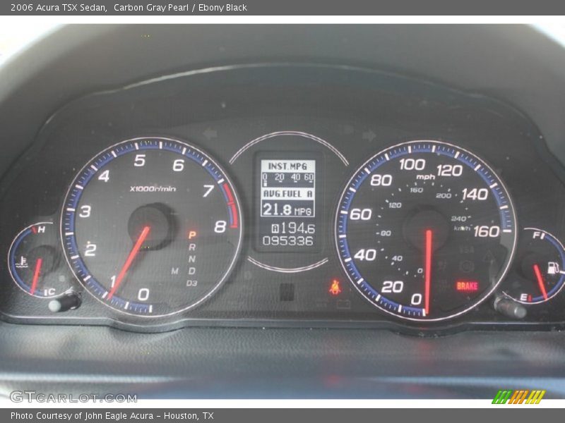 Carbon Gray Pearl / Ebony Black 2006 Acura TSX Sedan