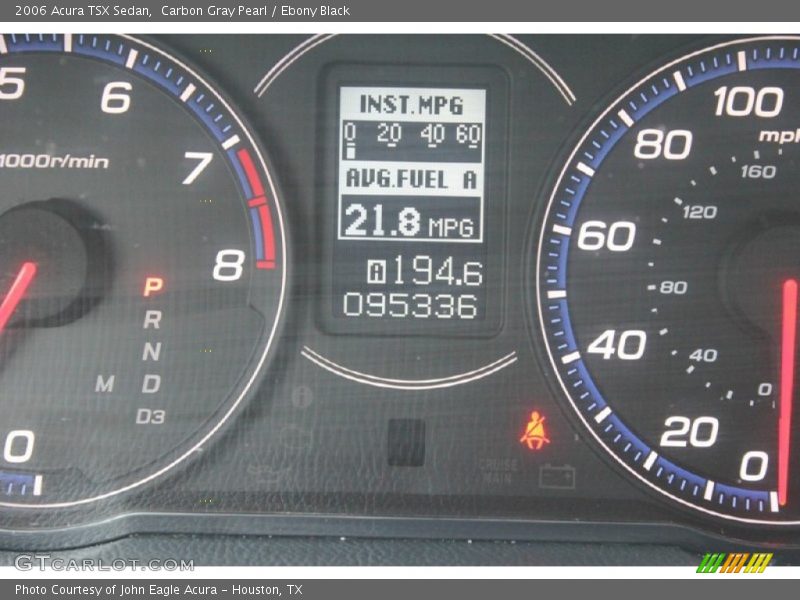 Carbon Gray Pearl / Ebony Black 2006 Acura TSX Sedan