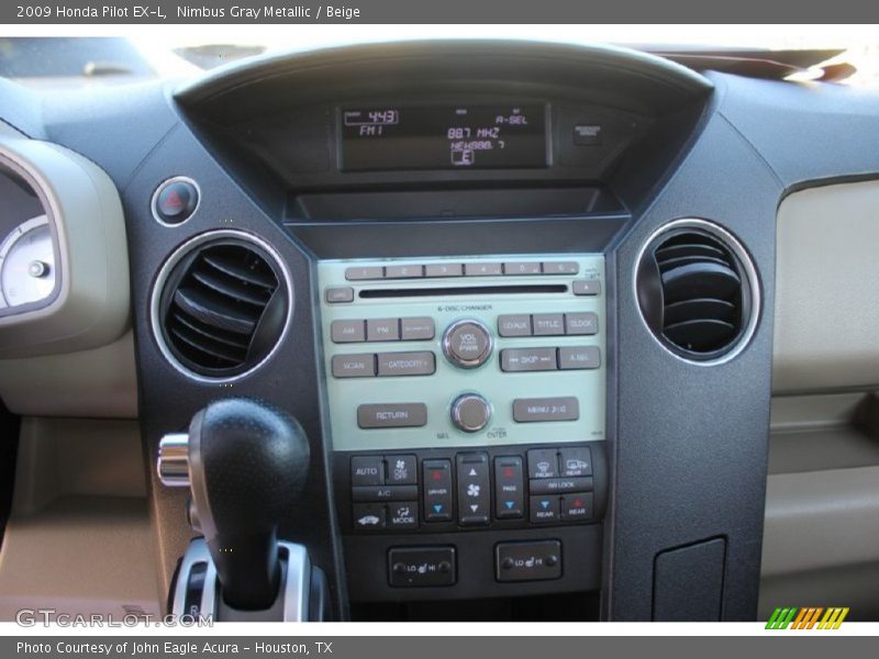 Nimbus Gray Metallic / Beige 2009 Honda Pilot EX-L