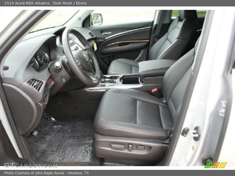 Silver Moon / Ebony 2014 Acura MDX Advance