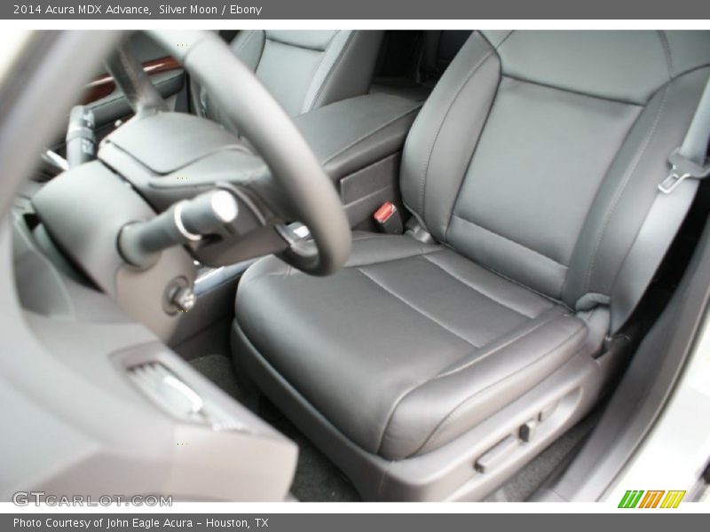 Silver Moon / Ebony 2014 Acura MDX Advance