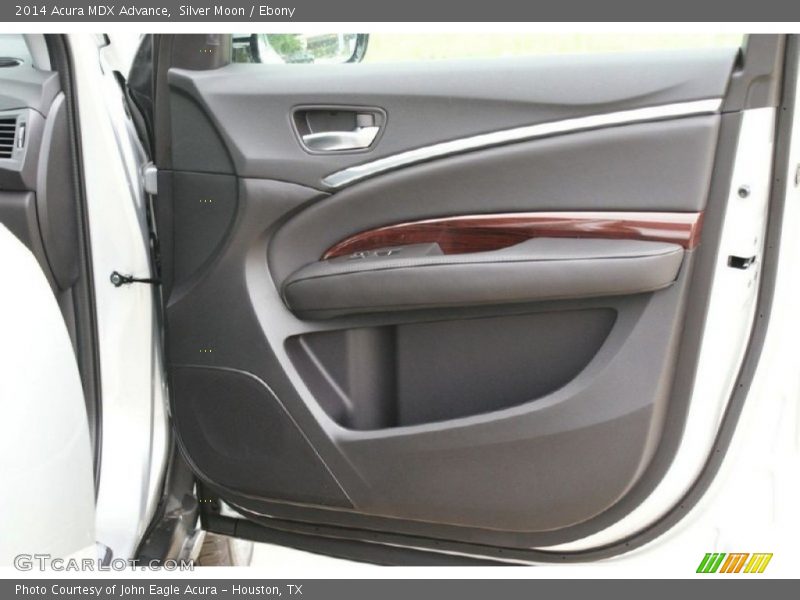 Silver Moon / Ebony 2014 Acura MDX Advance