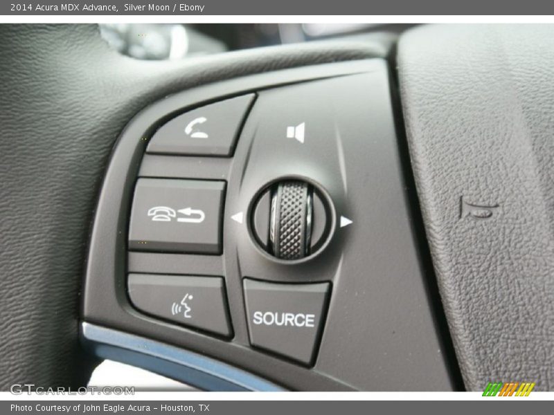 Silver Moon / Ebony 2014 Acura MDX Advance