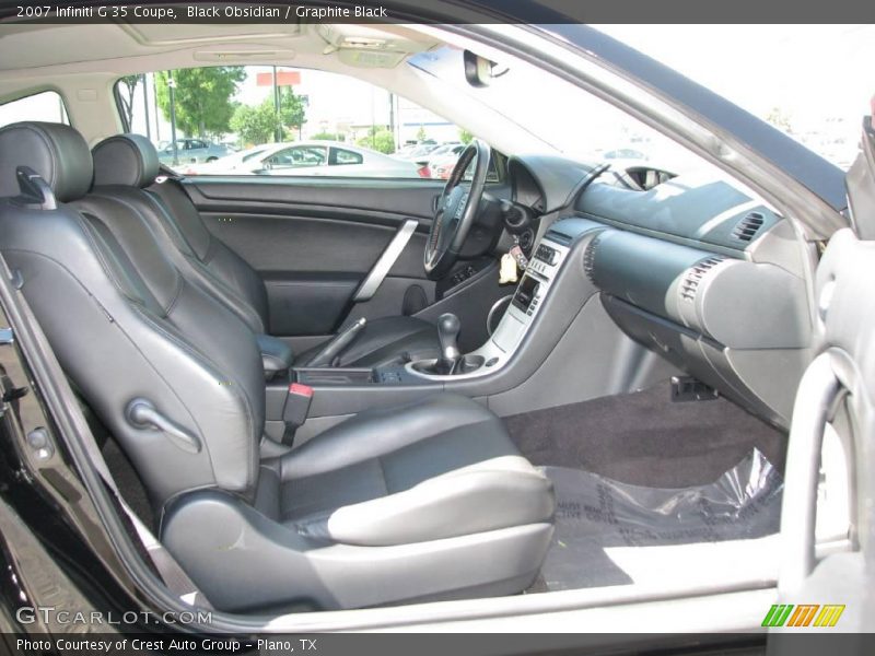 Black Obsidian / Graphite Black 2007 Infiniti G 35 Coupe