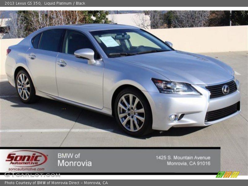 Liquid Platinum / Black 2013 Lexus GS 350
